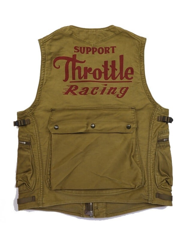 FREEWHEELERS(フリーホイーラーズ)～"Throttle Racing" SPEED ENGINEER SLEEVELESS COAT～