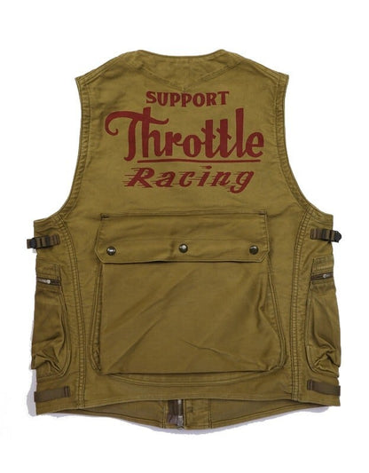 FREEWHEELERS(フリーホイーラーズ)～"Throttle Racing" SPEED ENGINEER SLEEVELESS COAT～