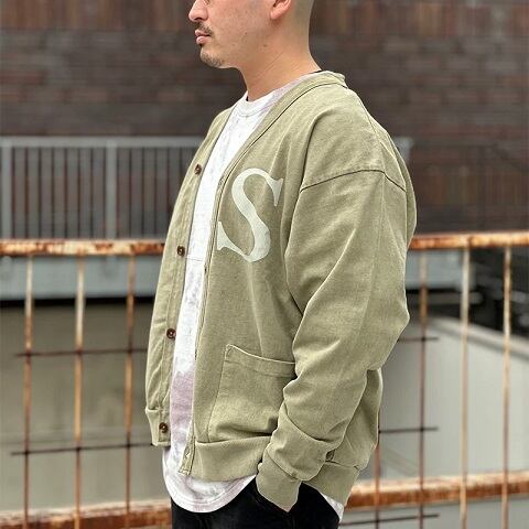 Sugar&Co.(シュガーアンドカンパニー)～WASHABLE MAX CARDIGAN KHAKI～