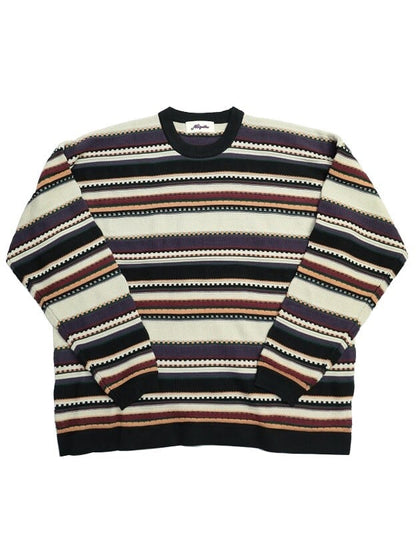 Nasngwam(ナスングワム)～90's BORDER KNIT BEIGE～