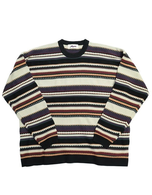 Nasngwam(ナスングワム)～90's BORDER KNIT BEIGE～