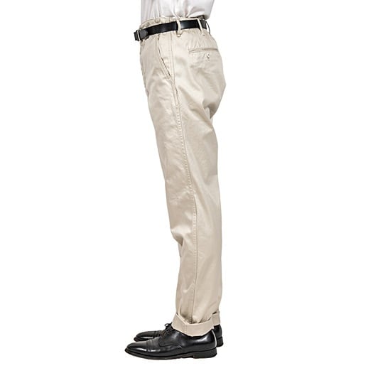 WORKERS(ワーカーズ)～Officer Trousers Slim Type2, Pearl White Chino～