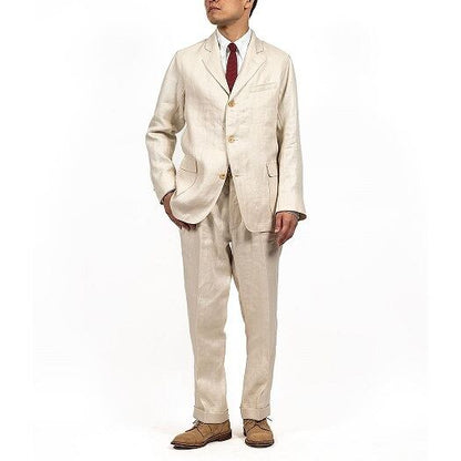 WORKERS(ワーカーズ)～IVY Blazer, French Linen Herringbone Ecru～