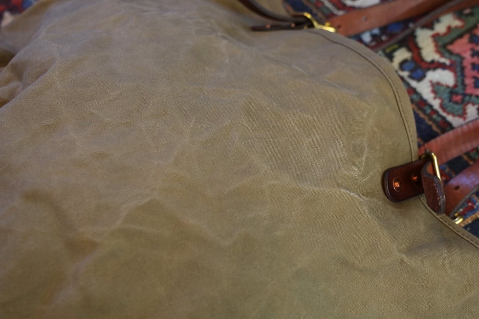VASCO(ヴァスコ)～CANVAS×LEATHER TRAVEL TOTE BAG OLIVE～