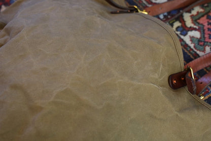 VASCO(ヴァスコ)～CANVAS×LEATHER TRAVEL TOTE BAG OLIVE～