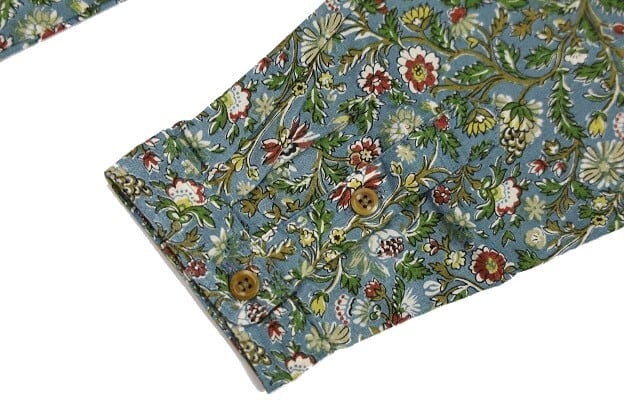 NASNGWAM(ナスングワム)～VAGRANT SHIRTS FLOWER BLUE～