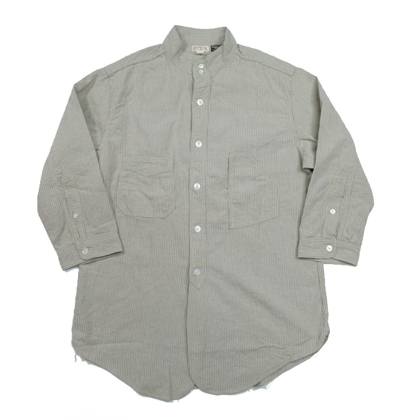 FREEWHEELERS(フリーホイーラーズ)～"THE SKIPPER" THREE-QUARTER SLEEVE SHIRT BEIGE～