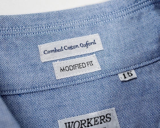 WORKERS(ワーカーズ)～Modified BD, Combed Cotton OX, Blue～