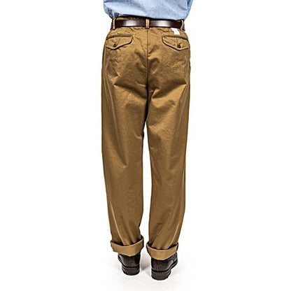 WORKERS(ワーカーズ)～Officer Trousers, 2 Tuck, USMC Khaki, 10 oz Chino～