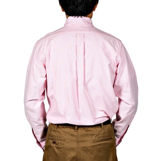 WORKERS(ワーカーズ)～Modified 6 Button BD, Supima OX, Stripe, Pink～