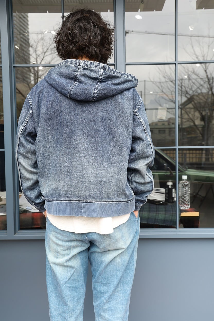 Sugar&Co.(シュガーアンドカンパニー)～Denim Windproof Hoodie Worker's Wash～