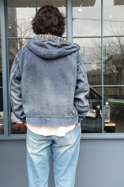 Sugar&Co.(シュガーアンドカンパニー)～Denim Windproof Hoodie Worker's Wash～
