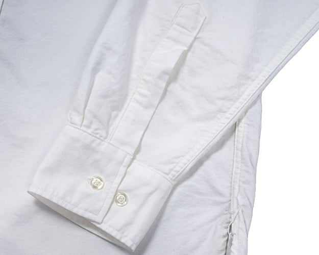 WORKERS(ワーカーズ)～Band Collar Shirt, Supima OX, White～