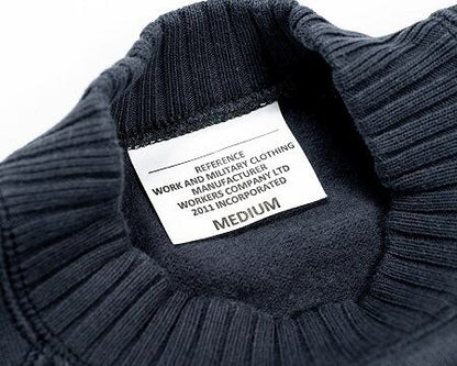 WORKERS(ワーカーズ)～Raglan Sweater, F Black～