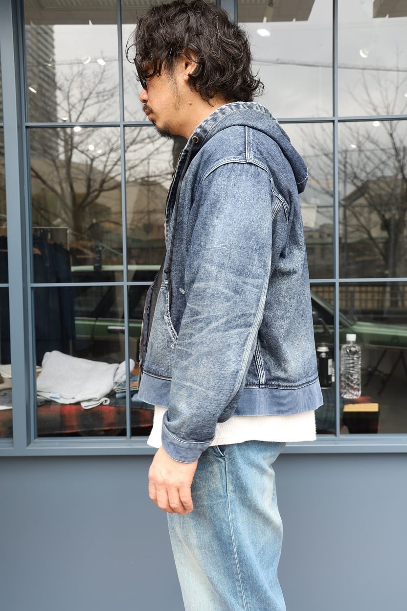 Sugar&Co.(シュガーアンドカンパニー)～Denim Windproof Hoodie Worker's Wash～