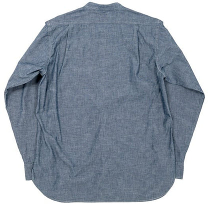 WORKERS(ワーカーズ)～Band Collar Shirt, Indigo Chambray～