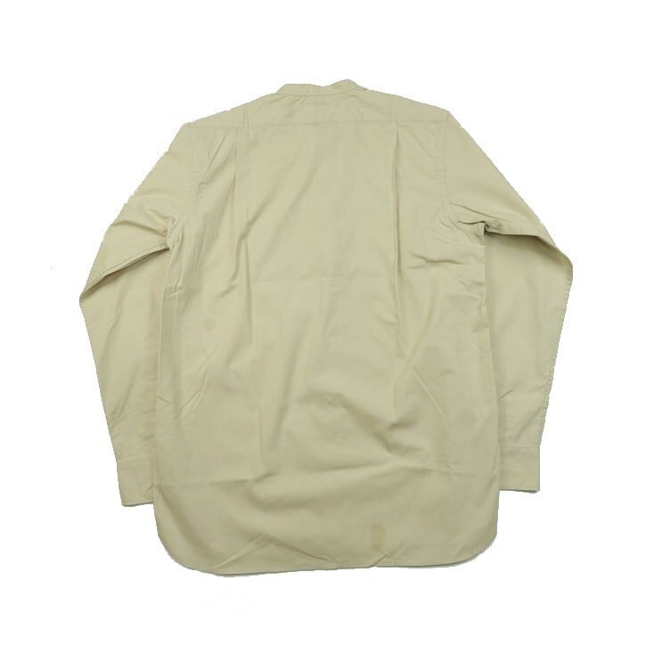 WORKERS(ワーカーズ)～Band Collar Shirt, Poplin, Beige～