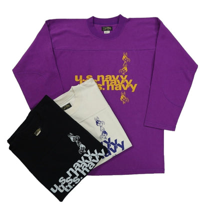 COLIMBO(コリンボ)～Yonkers Football Tee "U.S.NAVY STACK LOGO"～