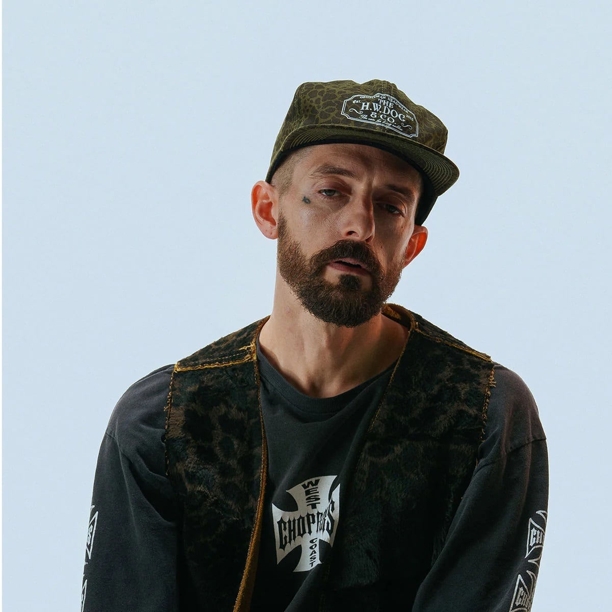 THE H.W.DOG & Co. (ドッグアンドコー) ～MILITARY TRUCKER CAP -Leopardo～
