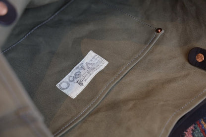 VASCO(ヴァスコ)～CANVAS×LEATHER TRAVEL TOTE BAG GRAY～