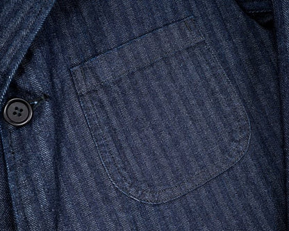 WORKERS(ワーカーズ)～Lounge Jacket, Indigo Herringbone～