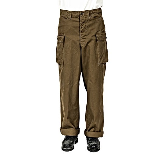 WORKERS(ワーカーズ)～M43 Trousers Mod, Khaki Herringbone～