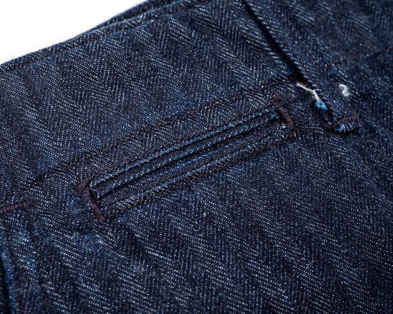 WORKERS(ワーカーズ)～Officer Trousers, Regular, Type 2, Indigo Herringbone～