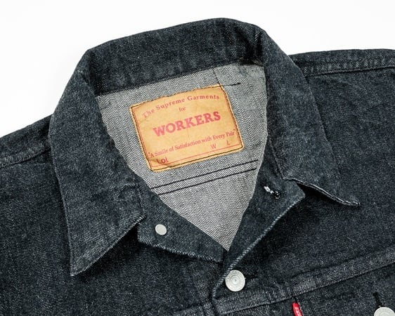 WORKERS(ワーカーズ)～Lot 857 XX, Black Raw Denim～