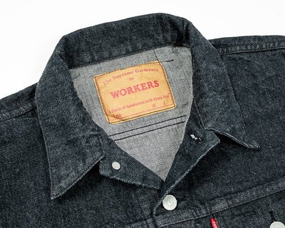 WORKERS(ワーカーズ)～Lot 857 XX, Black Raw Denim～