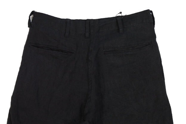 CUSHMAN(クッシュマン)～LINEN TROUSERS BLACK～