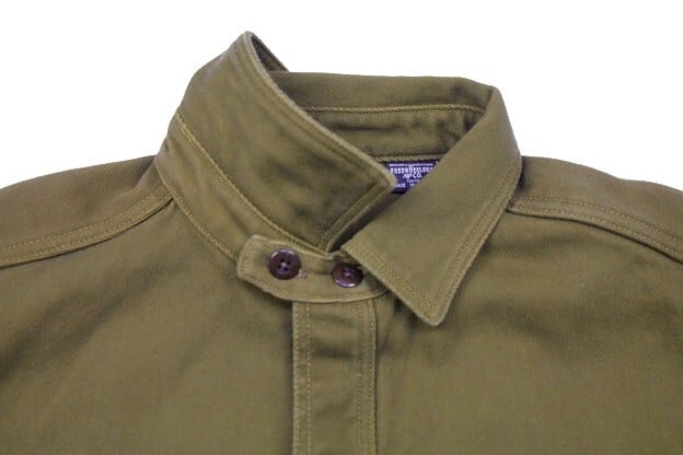 FREEWHEELERS(フリーホイーラーズ)～"Gemsa" WORK SHIRT KHAKI OLIVE～
