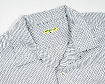 WORKERS(ワーカーズ)～Open Collar Shirt, Houndstooth～