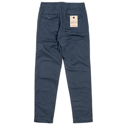 WORKERS(ワーカーズ)～Officer Trousers Slim, Type 2 8oz Light Chino Navy～