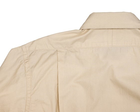 WORKERS(ワーカーズ)～Round Collar Shirt, Poplin, Beige～