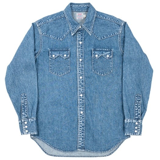 WORKERS(ワーカーズ)～Cats Family Western Shirt, 9.5 oz Indigo Denim, Washed～