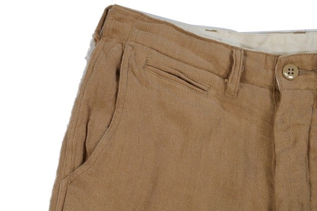 CUSHMAN(クッシュマン)～LINEN TROUSERS CAMEL～