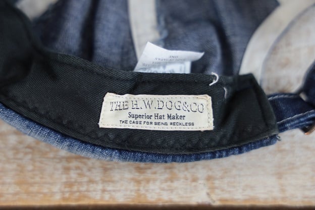 THE H.W.DOG & Co.(ドッグアンドコー)～WASH DENIM ROLL CAP INDIGO～
