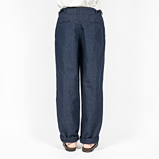 WORKERS(ワーカーズ)～FWP Trousers Indigo Cotton Linen～