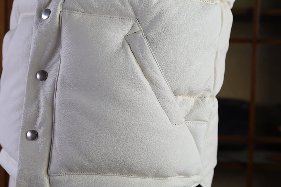 FINE CREEK & CO(ファインクリークアンドコー)～Law Deerskin Vest White～