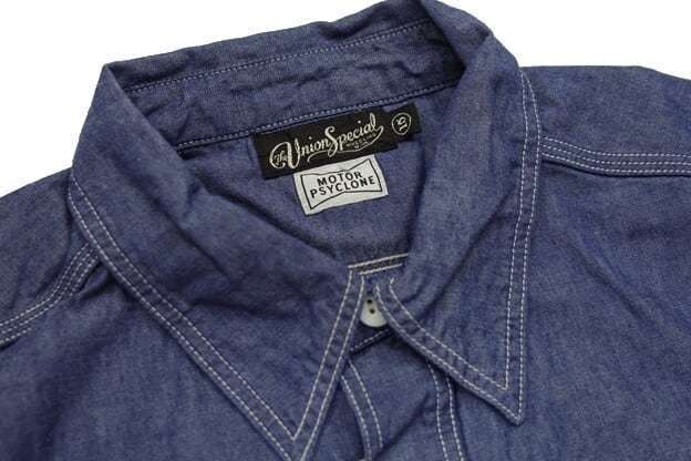 FREEWHEELERS(フリーホイーラーズ)～"Peace Valley" SHORT SLEEVE SHIRT INDIGO～