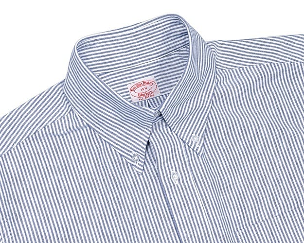 WORKERS(ワーカーズ)～7 Button BD, Stripe OX, Blue～