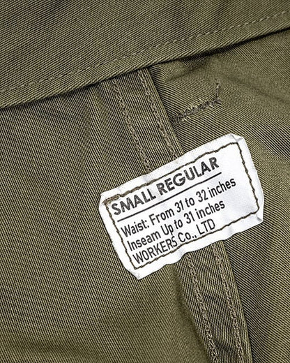 WORKERS(ワーカーズ)～M-65 Trousers Mod, OD Reversed Sateen～