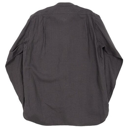 WORKERS(ワーカーズ)～Band Collar Shirt, Black Linen～