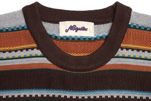 Nasngwam(ナスングワム)～90's BORDER KNIT GREY～
