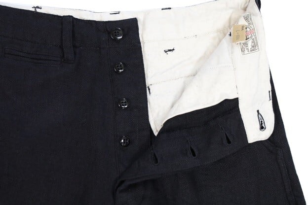 CUSHMAN(クッシュマン)～LINEN TROUSERS BLACK～