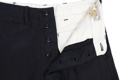 CUSHMAN(クッシュマン)～LINEN TROUSERS BLACK～