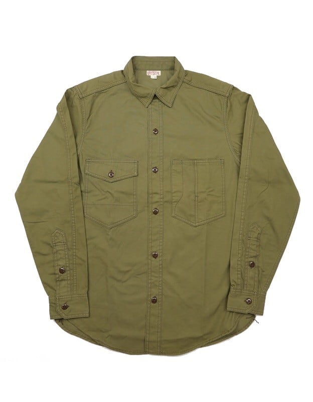 FREEWHEELERS(フリーホイーラーズ)～Blystone MECHANIC SHIRT L.K.OLIVE～