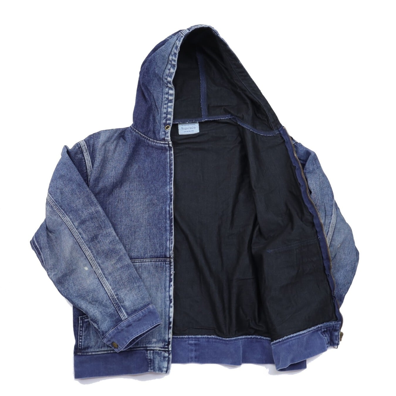 Sugar&Co.(シュガーアンドカンパニー)～Denim Windproof Hoodie Worker's Wash～