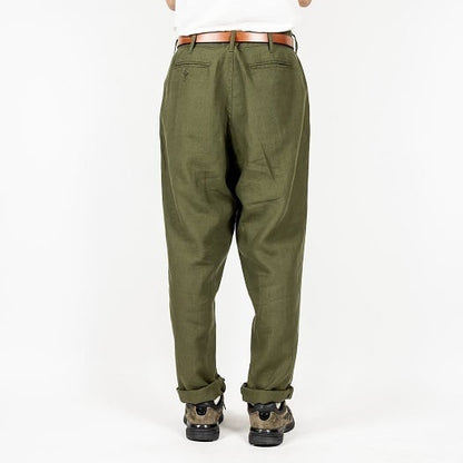 WORKERS(ワーカーズ)～Summer Trousers Olive Linen～