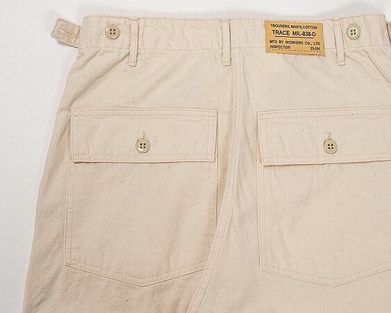 WORKERS(ワーカーズ)～Baker Pants Trace MIL-838-D Kinari Denim～